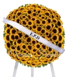 Corona Funebre Girasoles