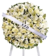 Corona Funebre Rosas y Lirios